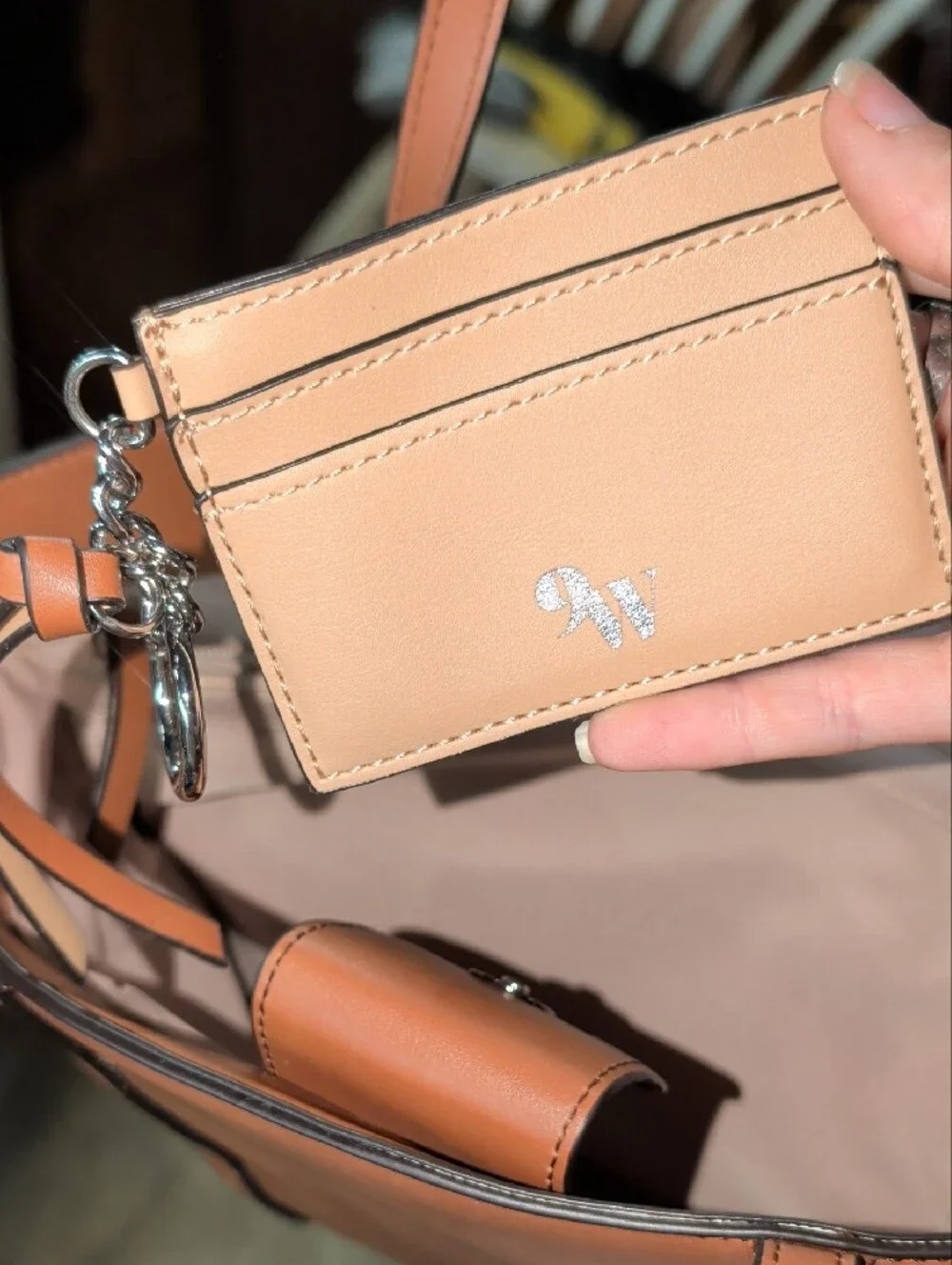 Nine West Cognac Brown Tote Shoulder Bag